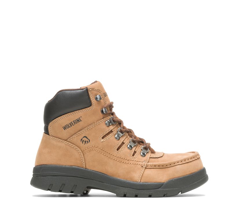 Bottes de Travail Wolverine Potomac English Moc Steel-Toe 6" Homme - Marron (ZIC417862)